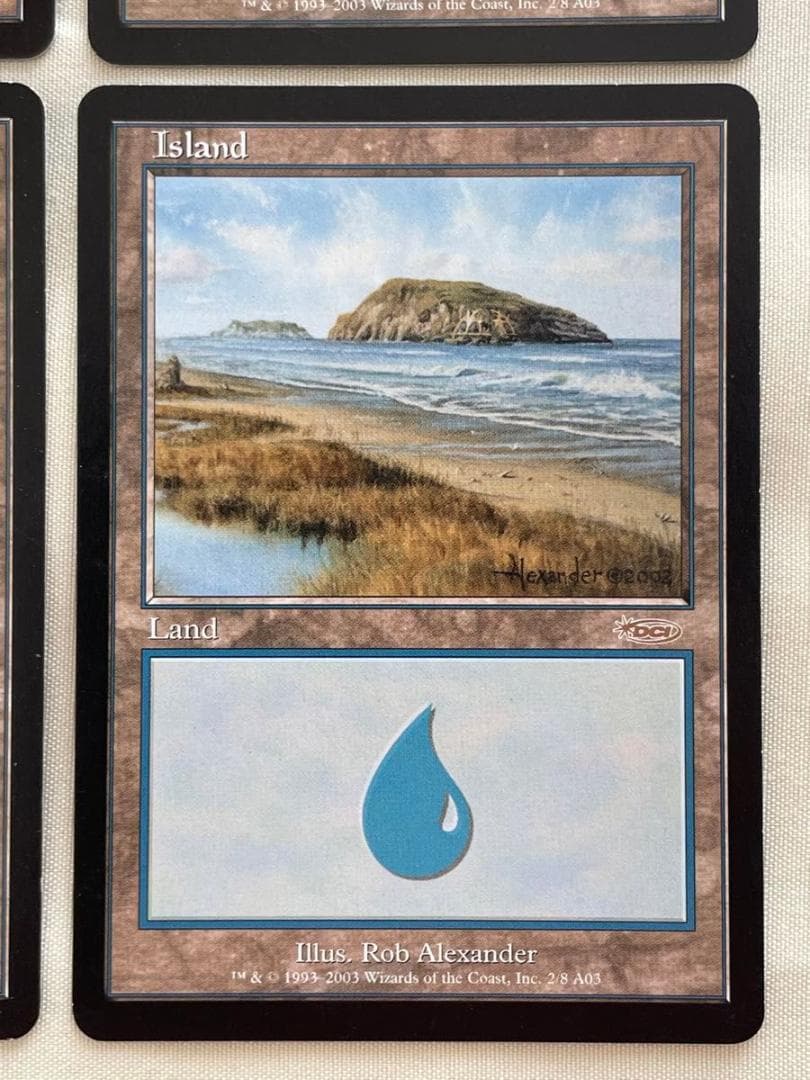 MtG 基本土地 島/ (オンスロート版アリーナランド) 8枚セット