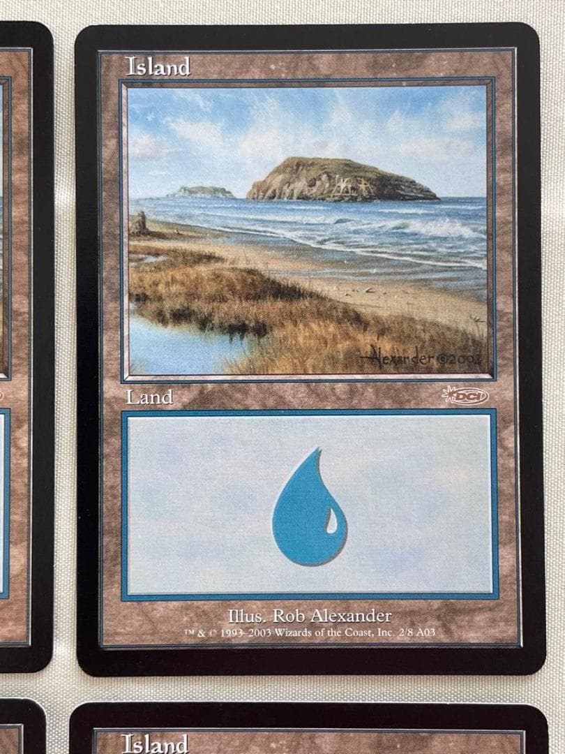 MtG 基本土地 島/ (オンスロート版アリーナランド) 8枚セット