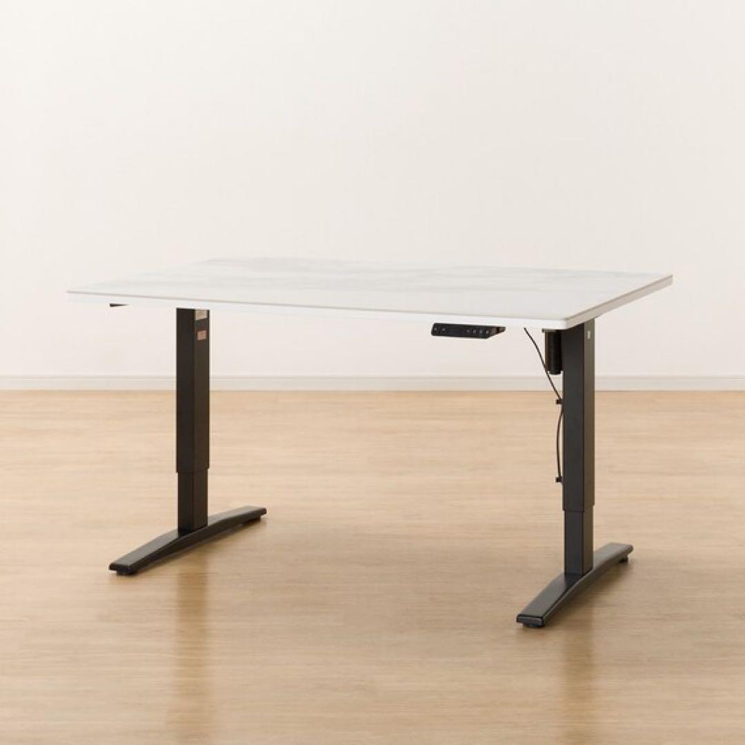 ニトリ 昇降式 ダイニングテーブル セラミック ホワイト