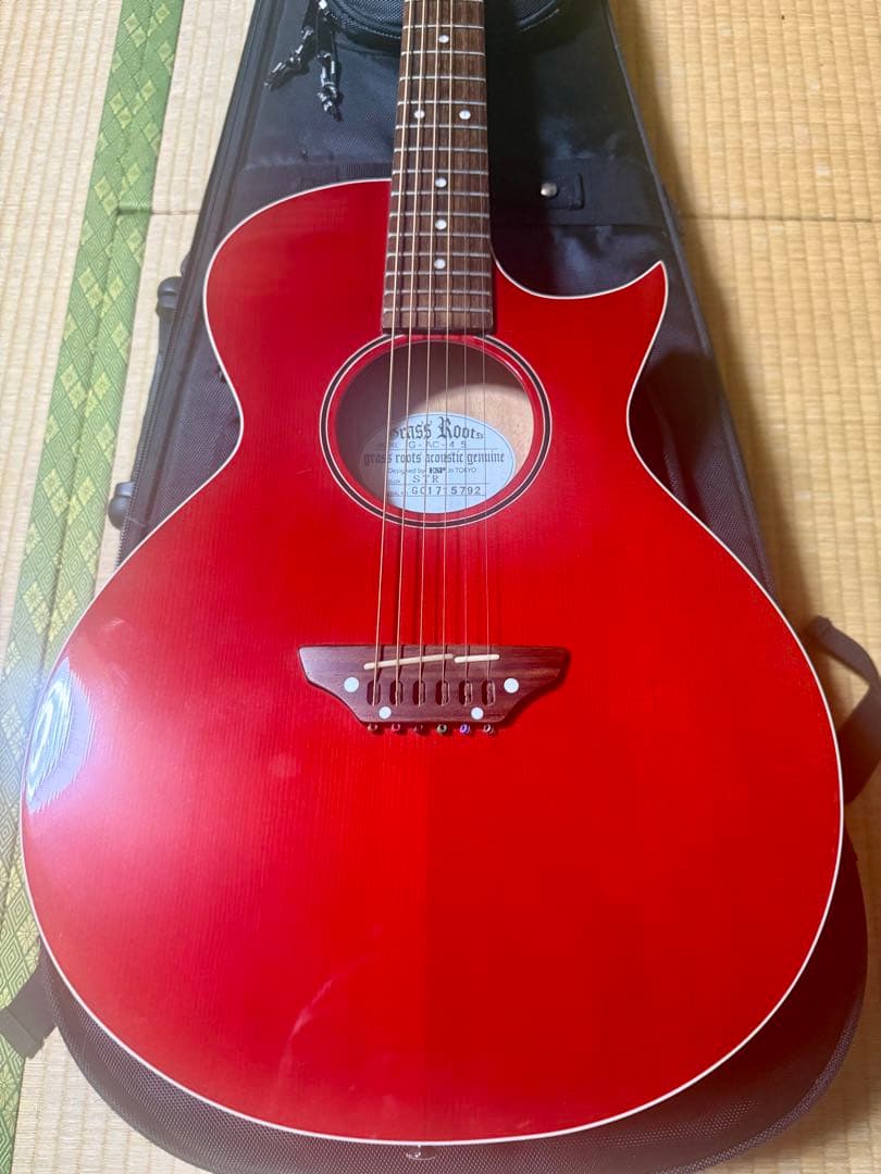 GRASS ROOTS G-AC-45 ケース付コンパクトアコースティックギター