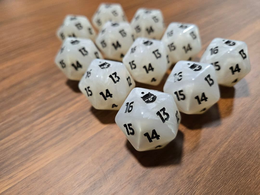 11個セット【バンドル限定】モーグリダイス　サイコロ　20面ライフカウンター