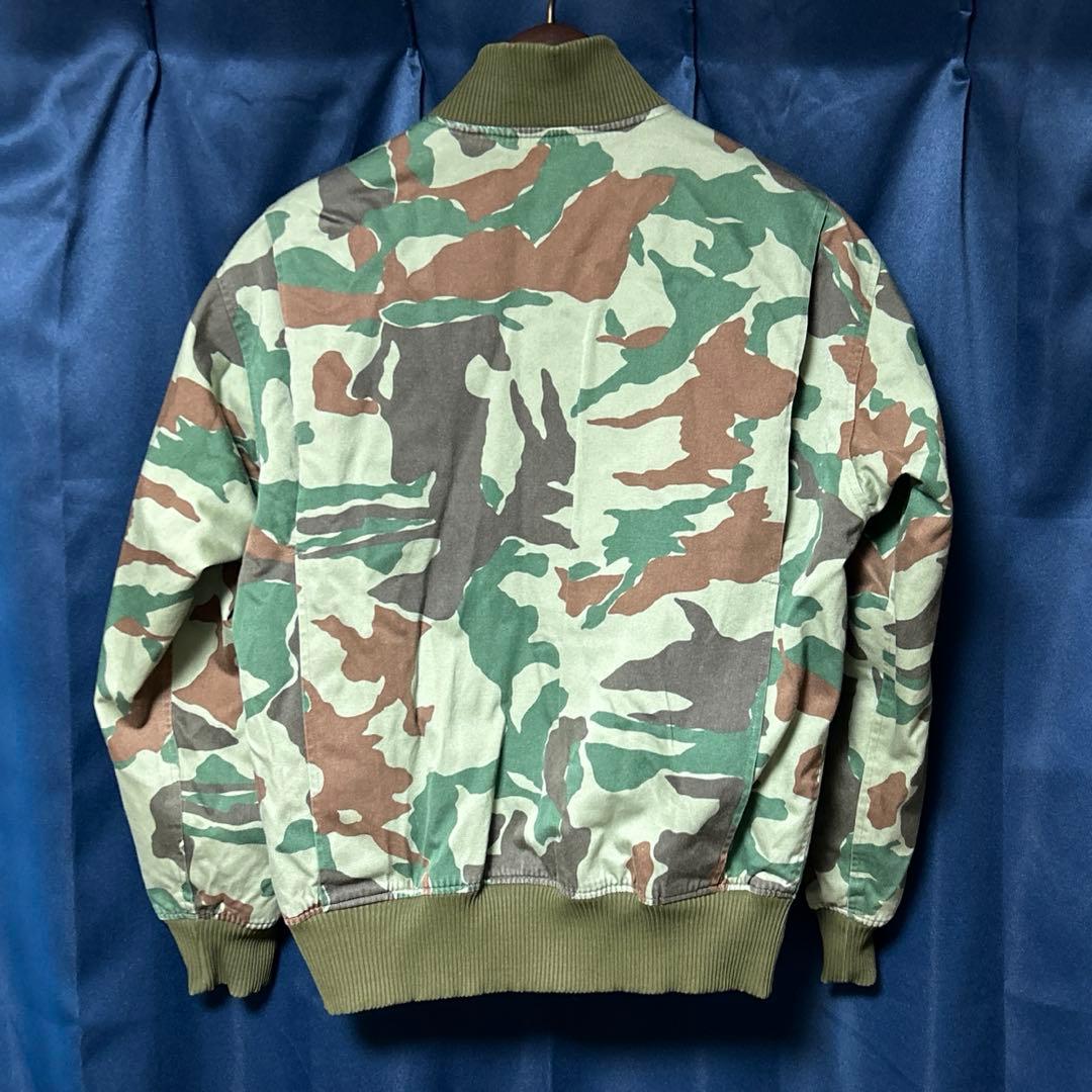 陸上自衛隊 リバーシブル ブルゾン MA-1タイプ 陸士長 パッチ 2型迷彩