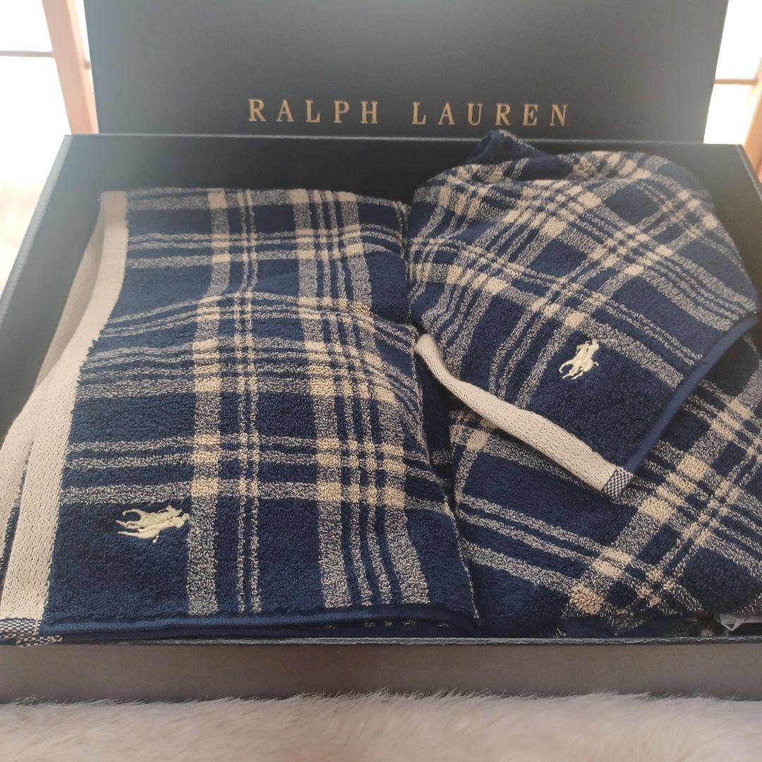 【新品】Ralph Lauren タオルセット 箱付き袋付き