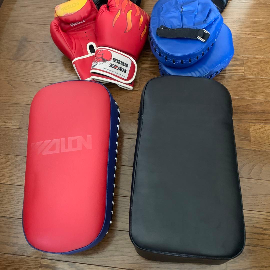 ボクシング、キックボクシング用品　6点セット