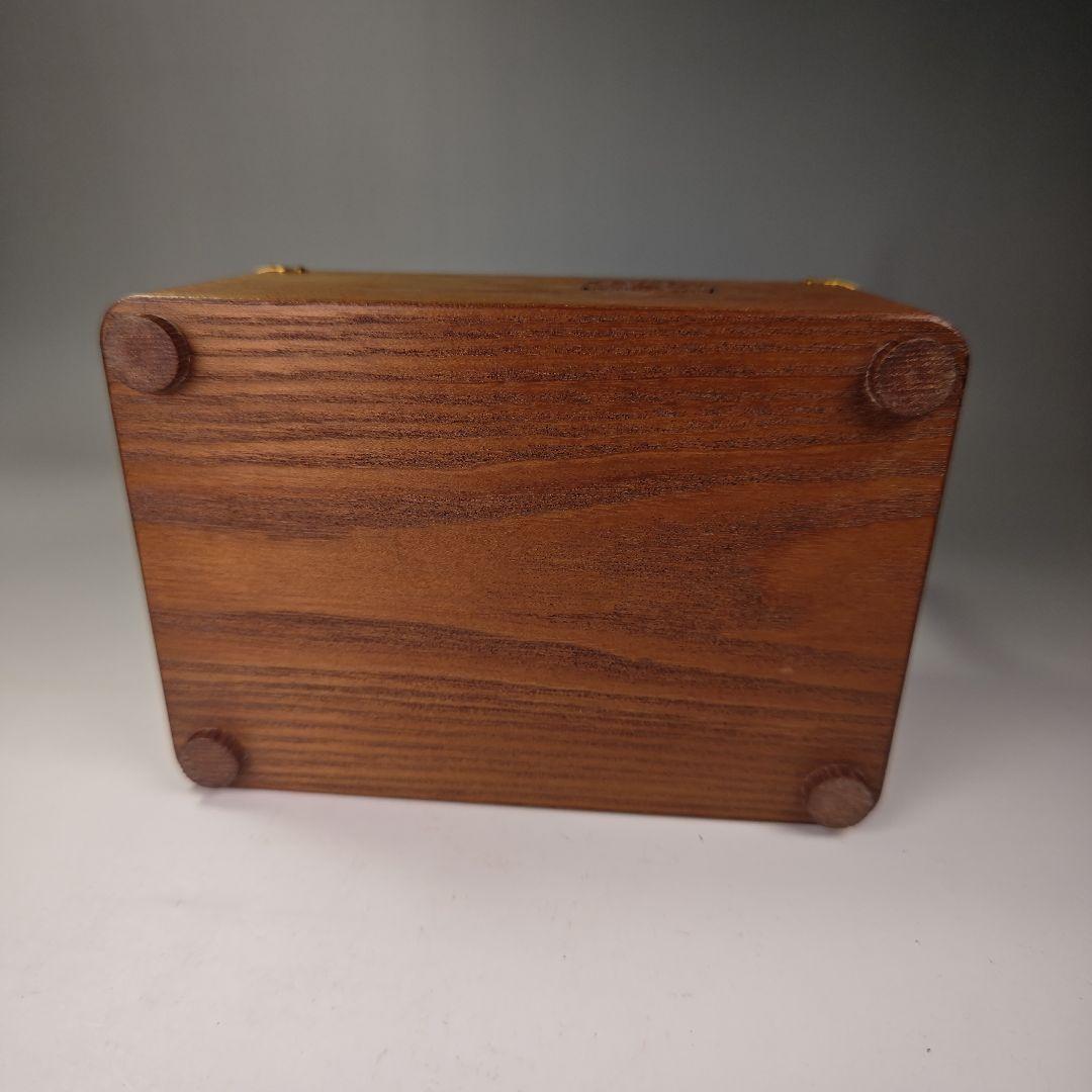 ウ320 煙草盆『大崎雄斉作』『鵬雲斎好桐透か桑手付　莨盆　莨入付　共箱』茶道具