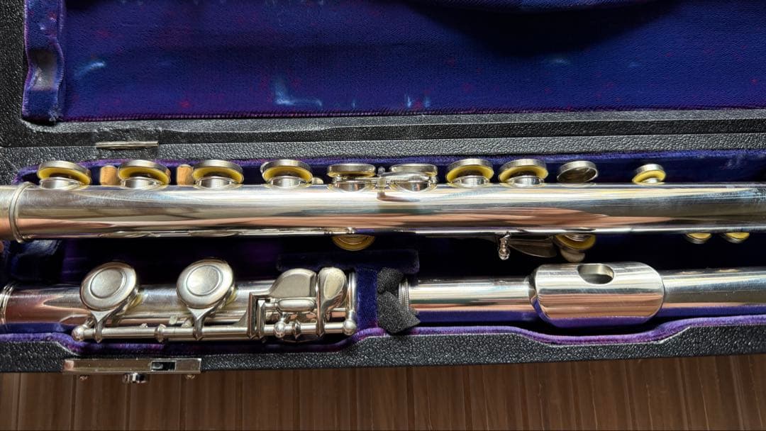 リペア証明画像有SANKYOシルバーソニック管体銀製　カバードキィ