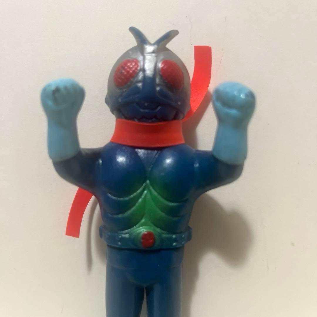 ポピー製 仮面ライダー2号 ソフビ フィギュア 旧バンダイ 当時物