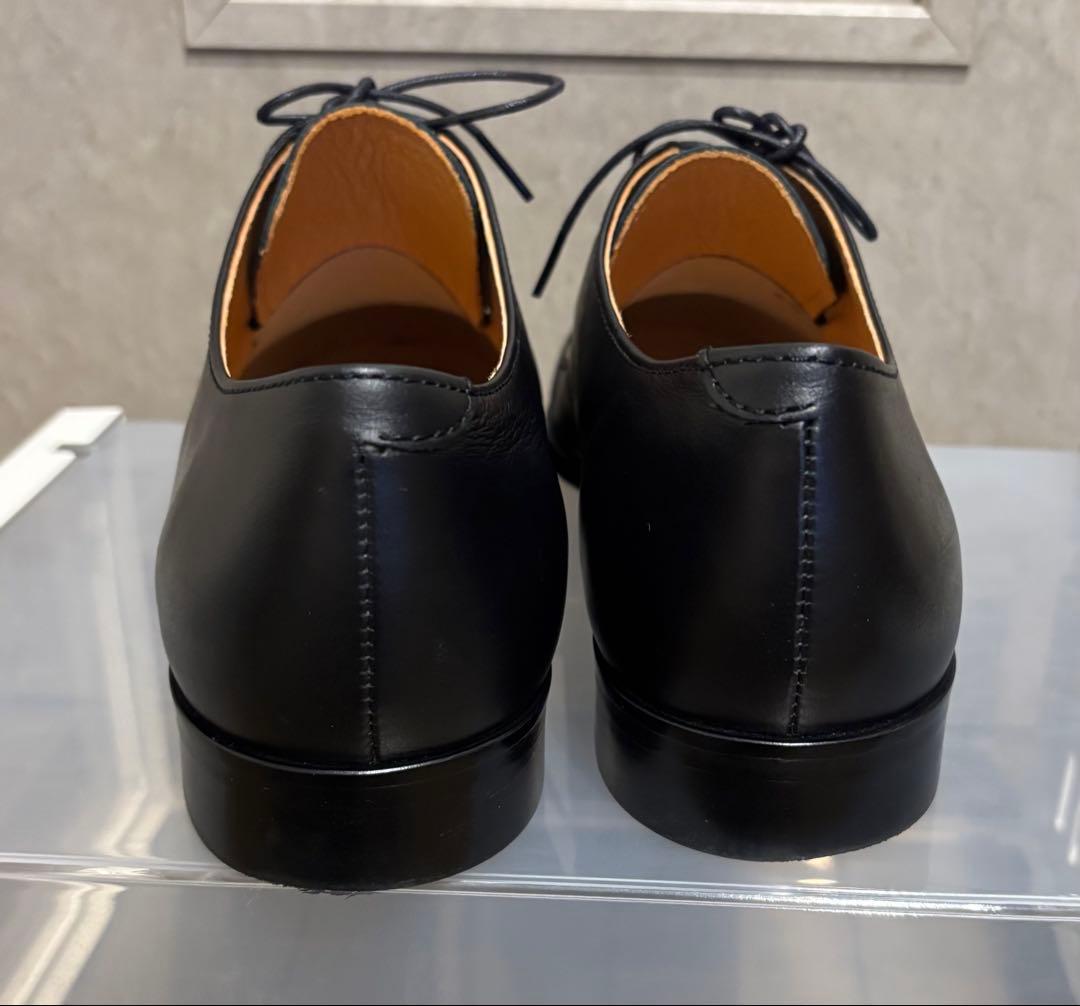 Padrone 黒 レザー ドレスシューズ