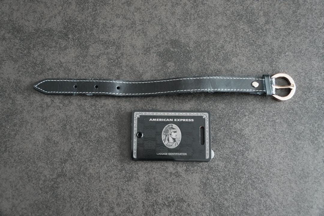 未使用品‼️AMEXブラックカード荷物用ラゲージタグ　センチュリオン ノベルティ