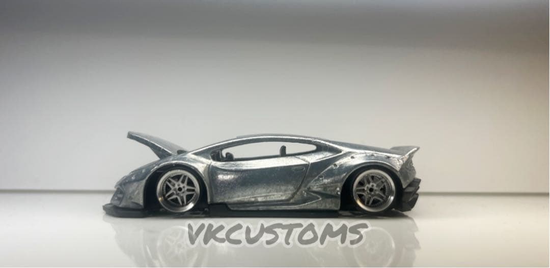 1/64 ホットウィールLBランボルギーニ 改造ミニカーカスタム開閉可能イ