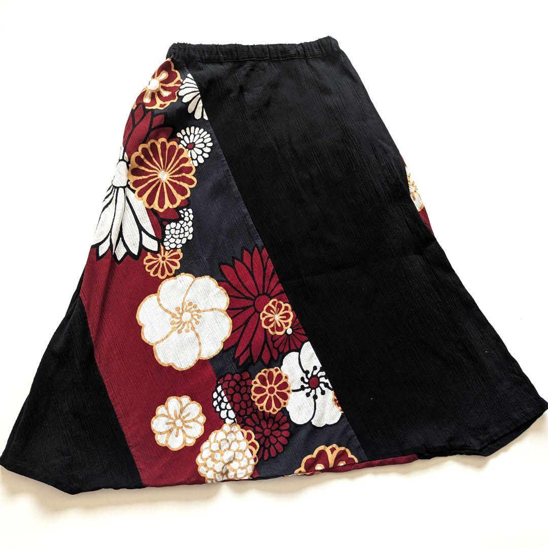 SOUSOU ソウソウ　サルエルパンツ 京都京友禅 高島縮　Ｓ〜М