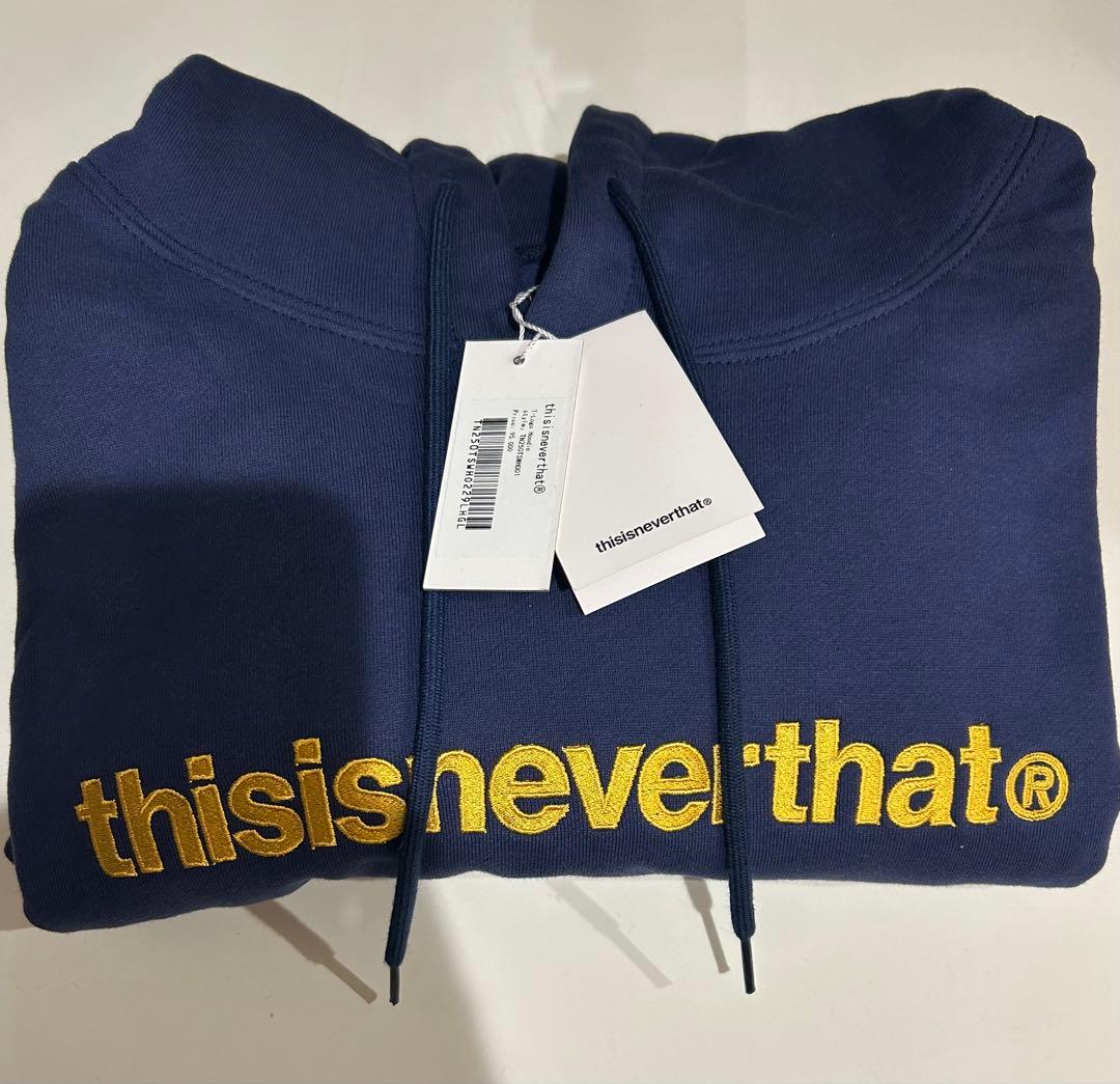 thisisneverthat パーカー ネイビー