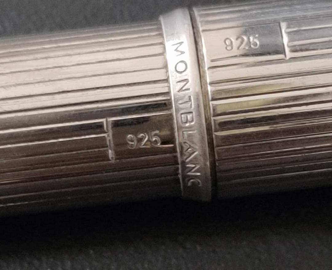 良品 モンブラン 925シルバー 1266 万年筆 1866 ボールペンセット