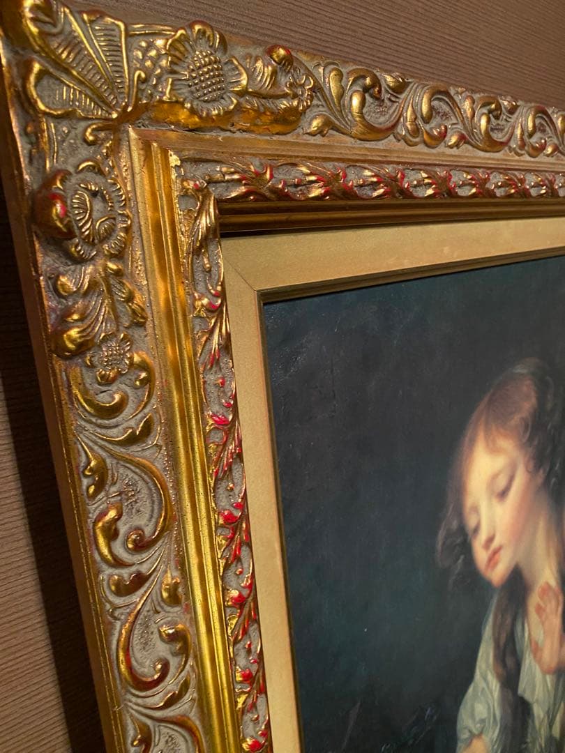 死んだ鳥　肖像画　絵画