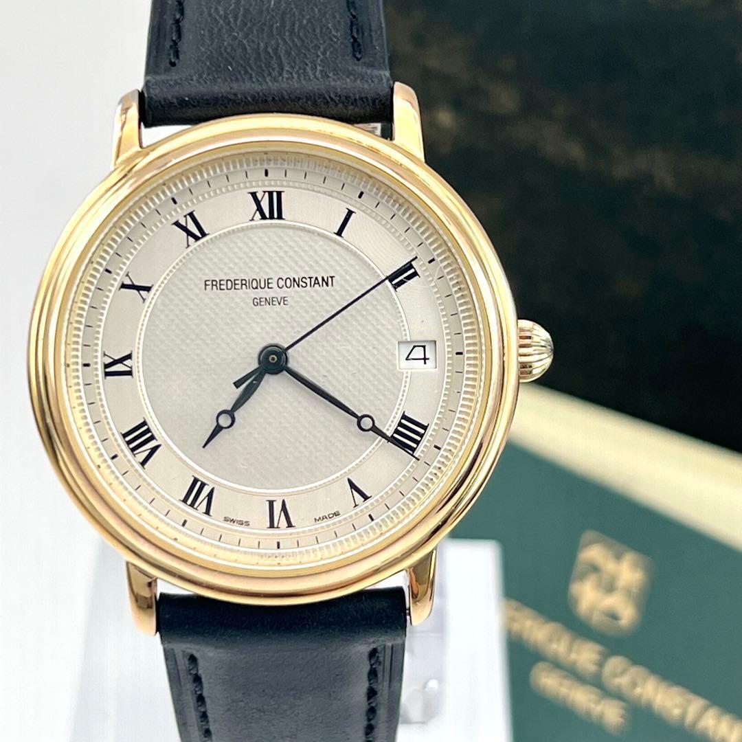 美品✨　新品ベルト　フレデリックコンスタント　ジュネーブ　スケルトン　付属品有り
