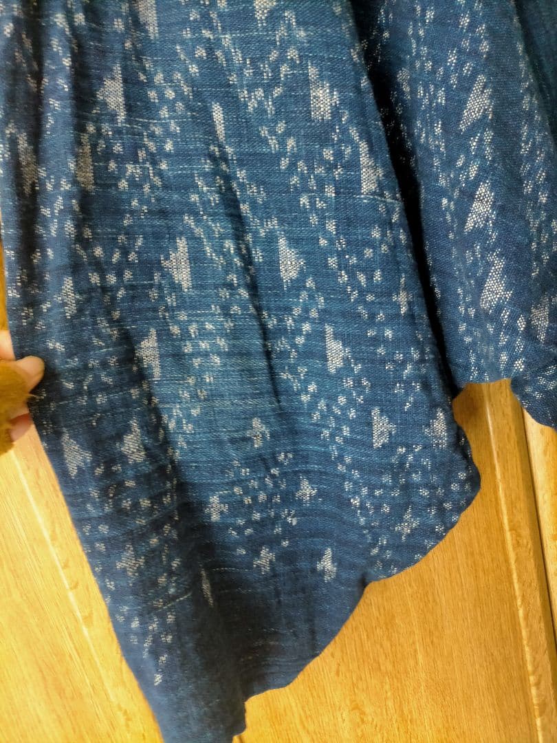 うさとの服 usaatoモモンガパンツ 藍染