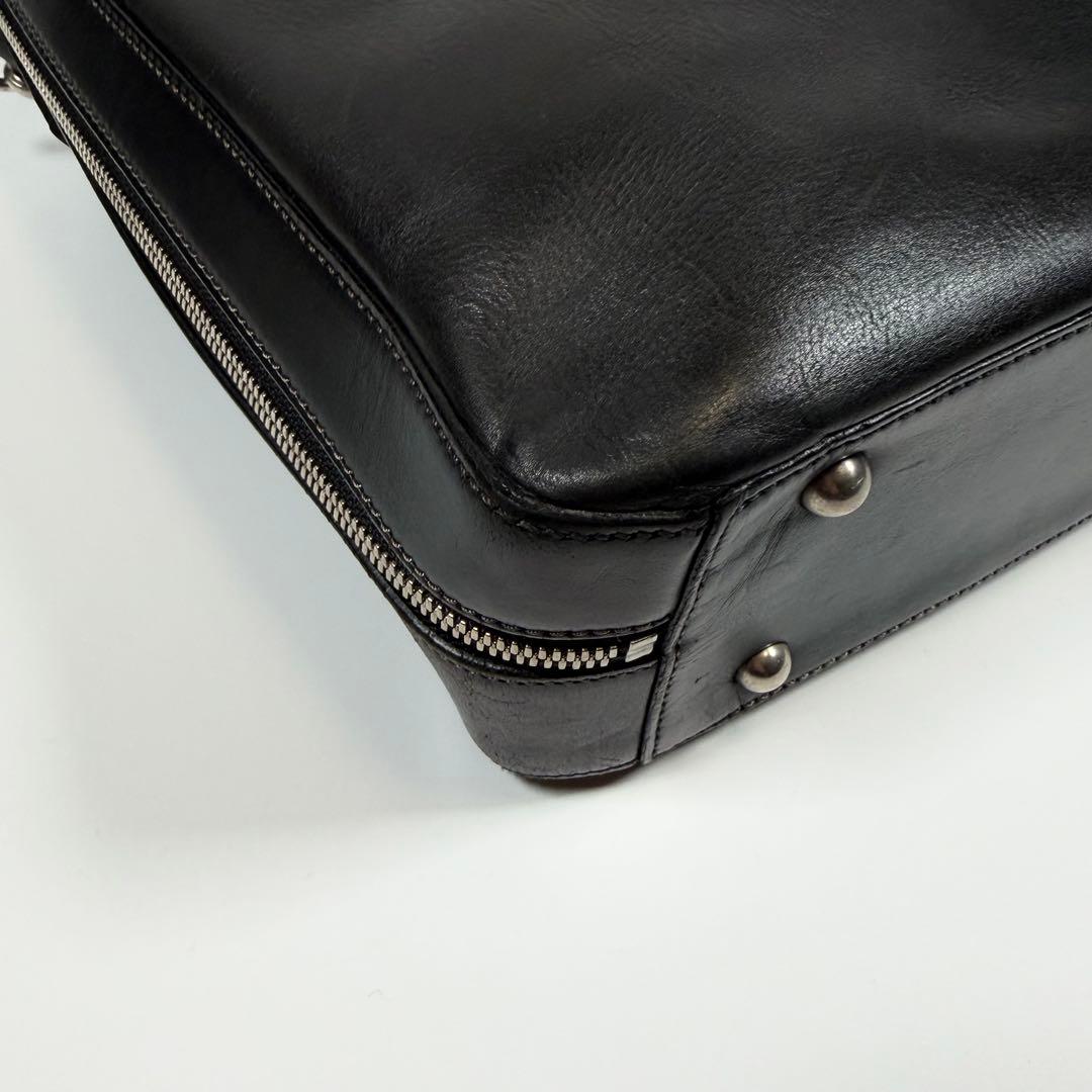 【美品】ソメスサドル　ビジネスバッグ　2way イノベーション　レザー　黒色