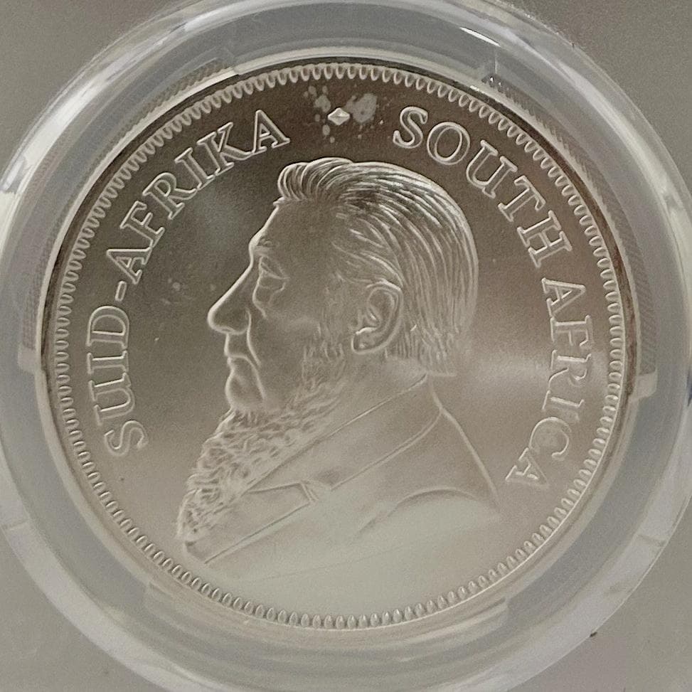 2024年 南アフリカ　クルーガーランド銀貨 PCGS MS70 1KR/１oz