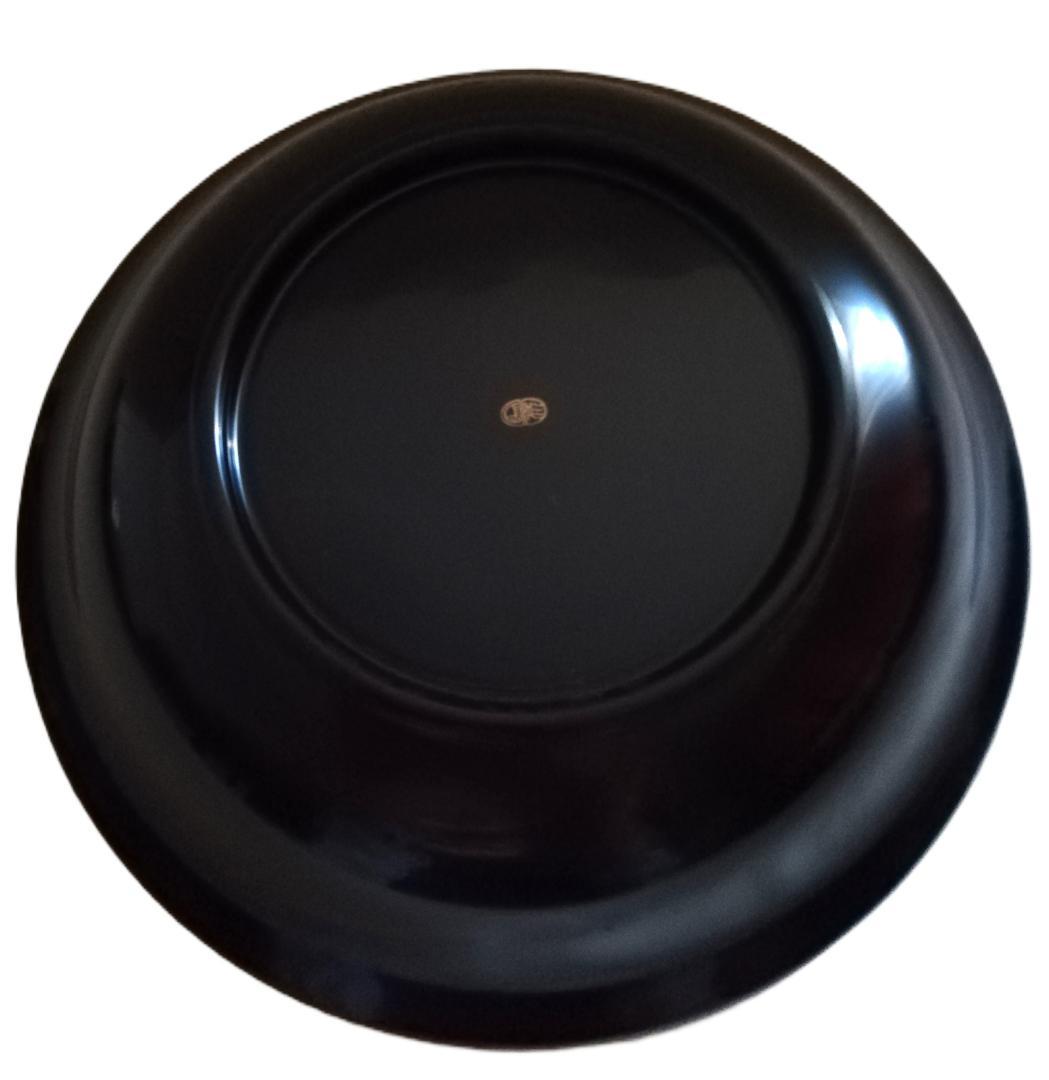 新品　漆器　菓子器　盛鉢　象彦　春秋白檀8.0寸