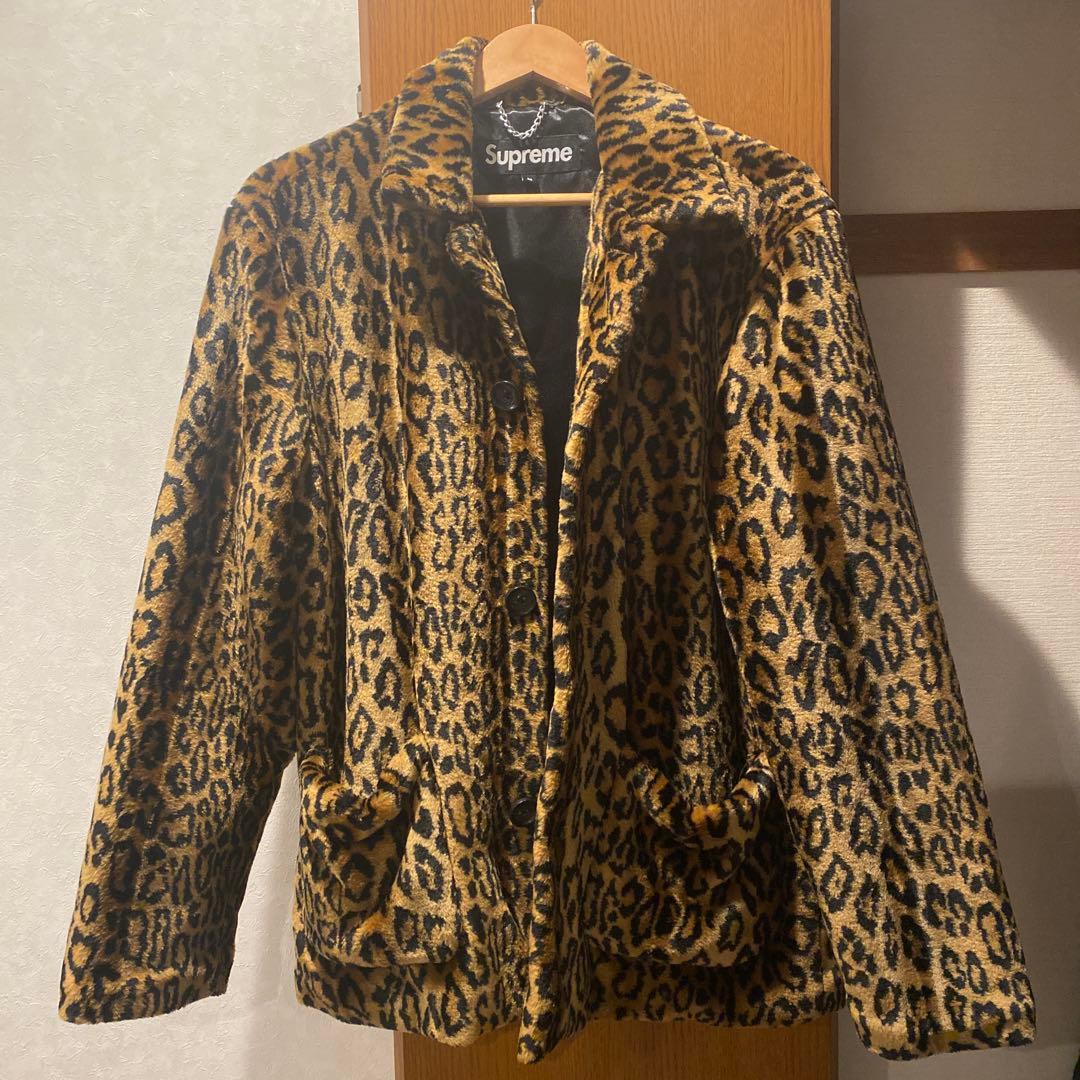 ジャケット・アウター 16AW Supreme Leopard Faux Fur Jacket
