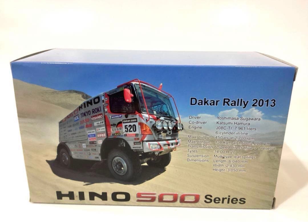 本日限り　日野 500シリーズ ダカールラリー2013 1/43モデル