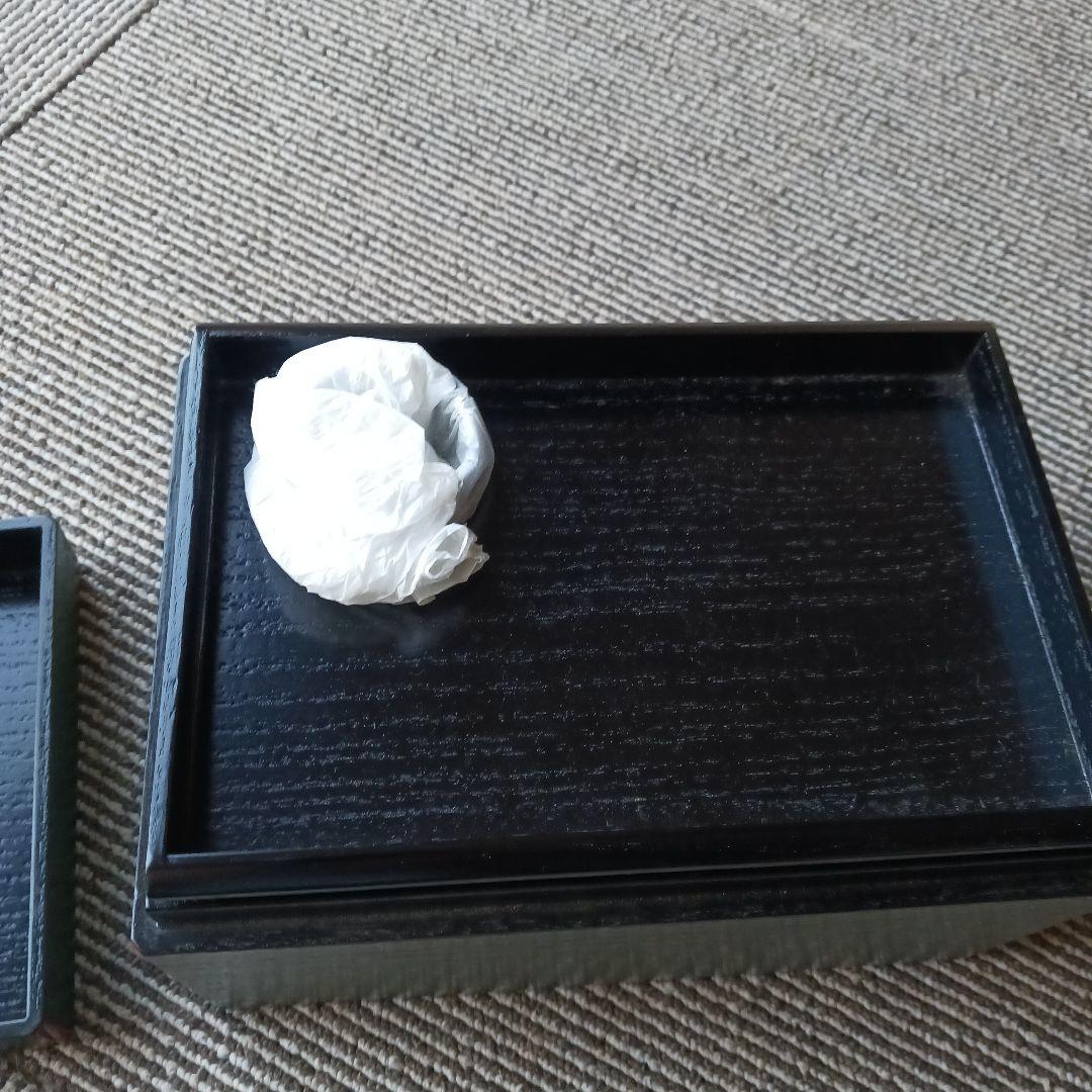 茶道具一式 深緑色茶箱　野点