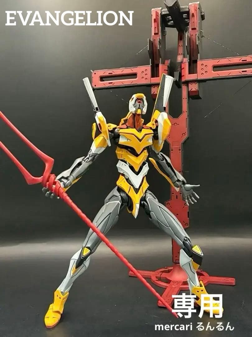 まこまこ　RGエヴァンゲリオン零号機塗装完成品＋30MP 綾波レイ＋◯◯