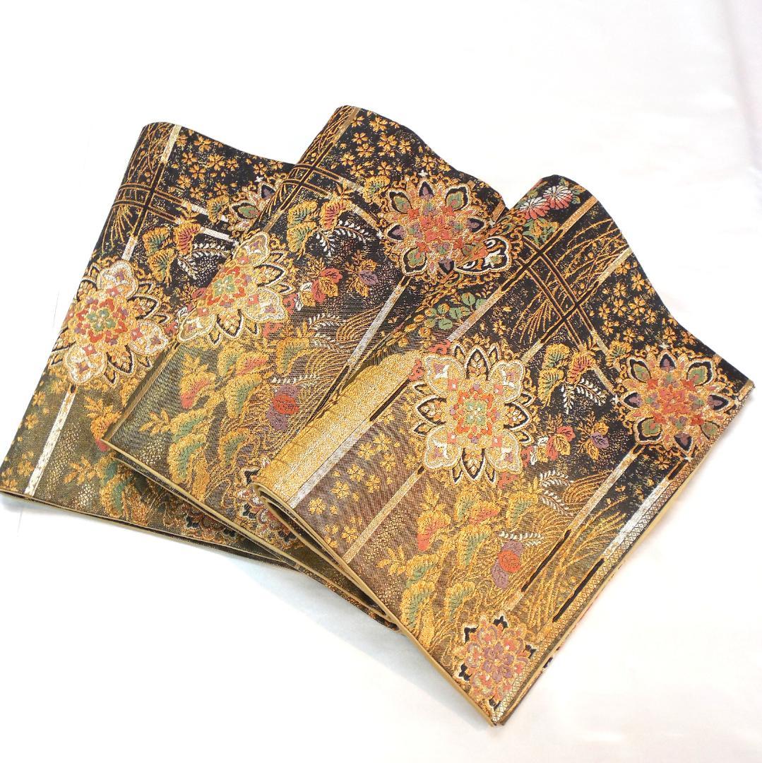 極美品★振袖フルセット　正絹　成人式　振袖　7点　Mサイズ　赤　古典柄　花柄