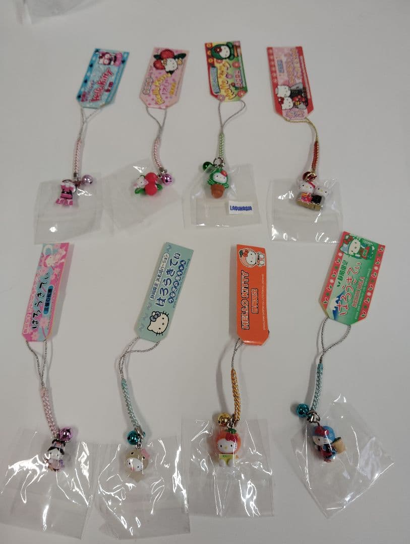 ハローキティ キティ ご当地 根付け ストラップ セット 110個 まとめ売り