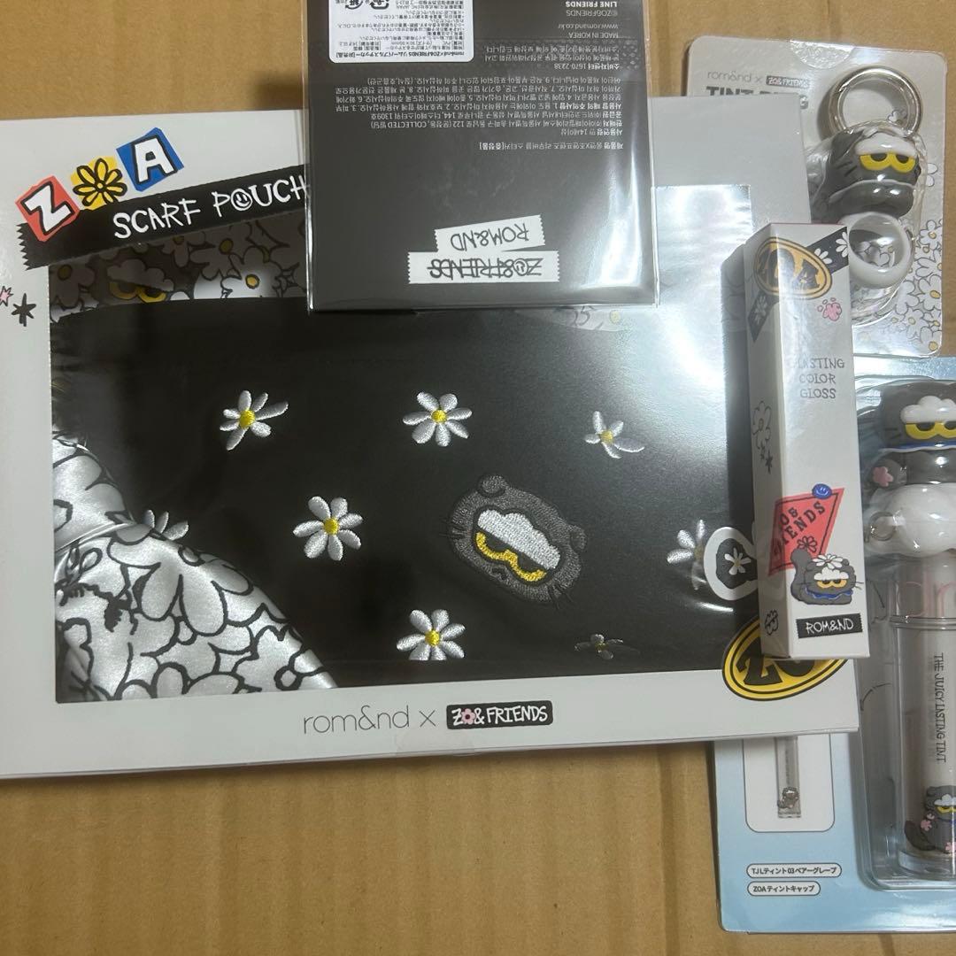 Rom&nd Zo&friends ポーチ　ティントリング　ロムアンド