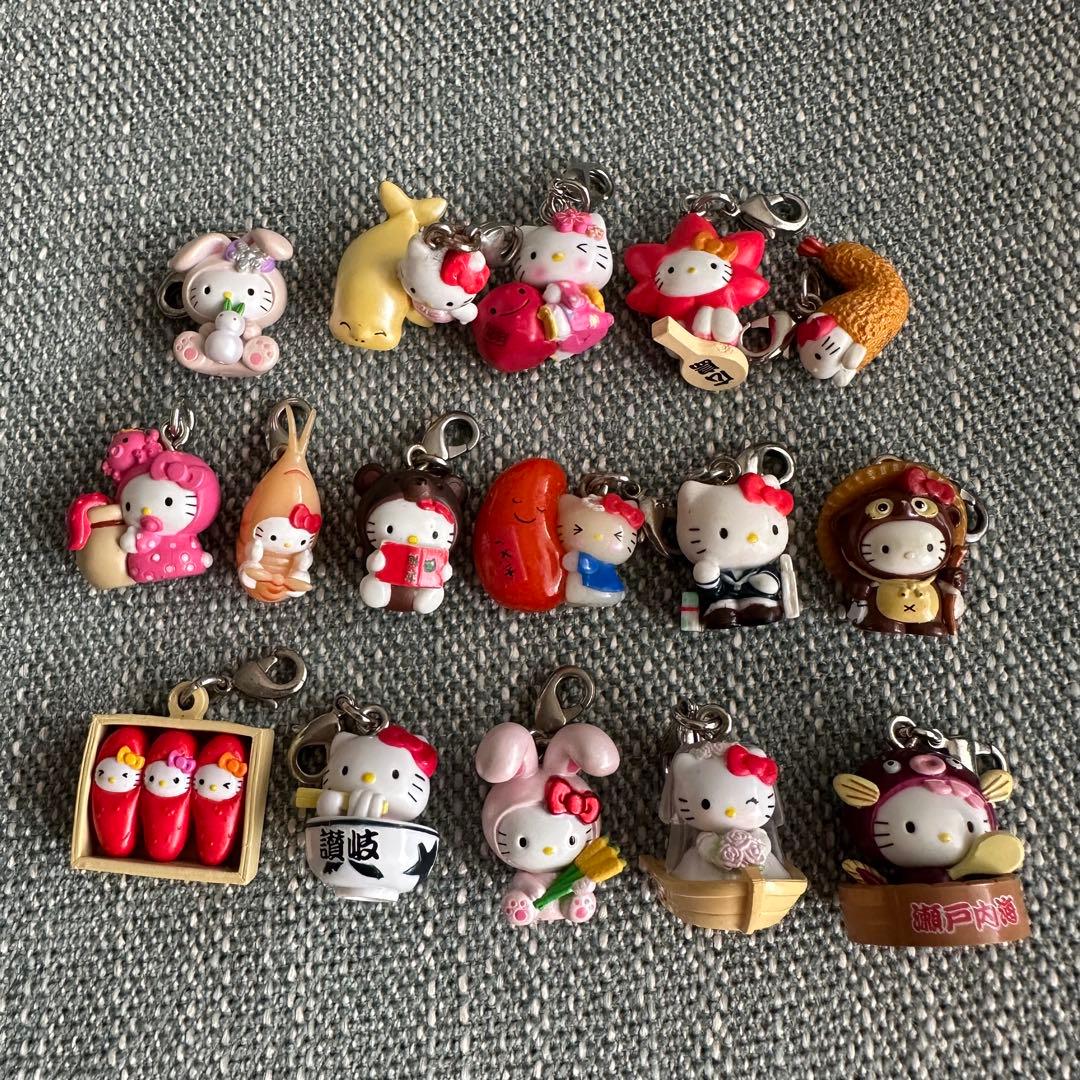 ご当地キティ　ハローキティ根付け　ストラップ　 大量　まとめ売り