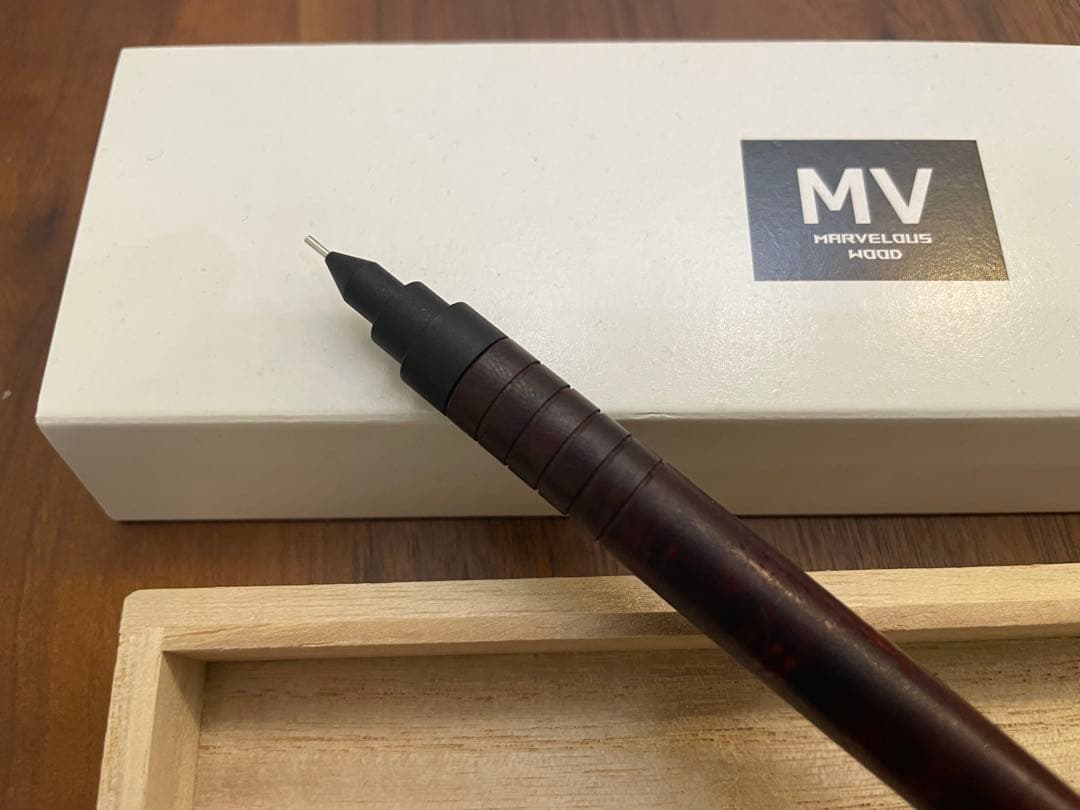 MV Marvelous wood 木製シャープペンシル HB