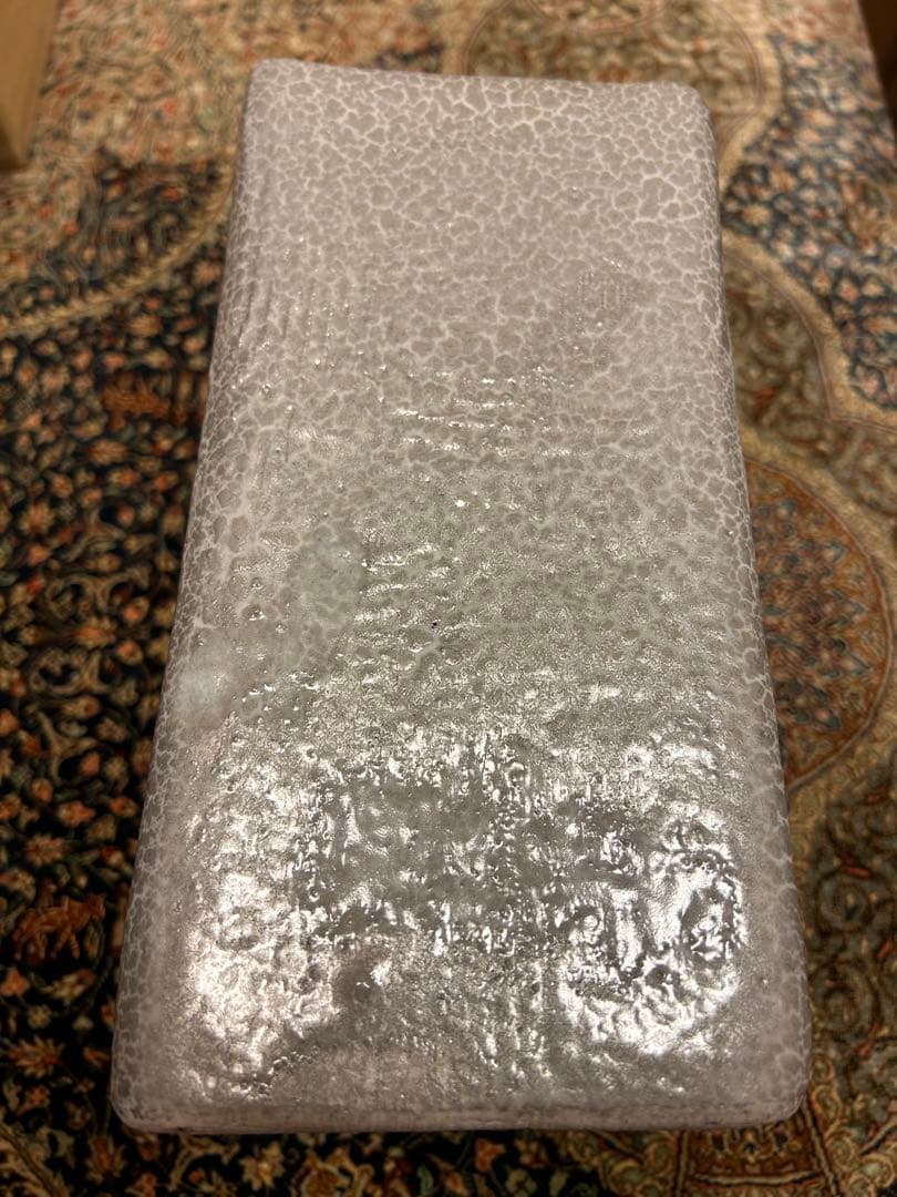 九谷深香陶窯　二代浅蔵五十吉　銀彩瑞果譜　華生　文化勲章授賞作家