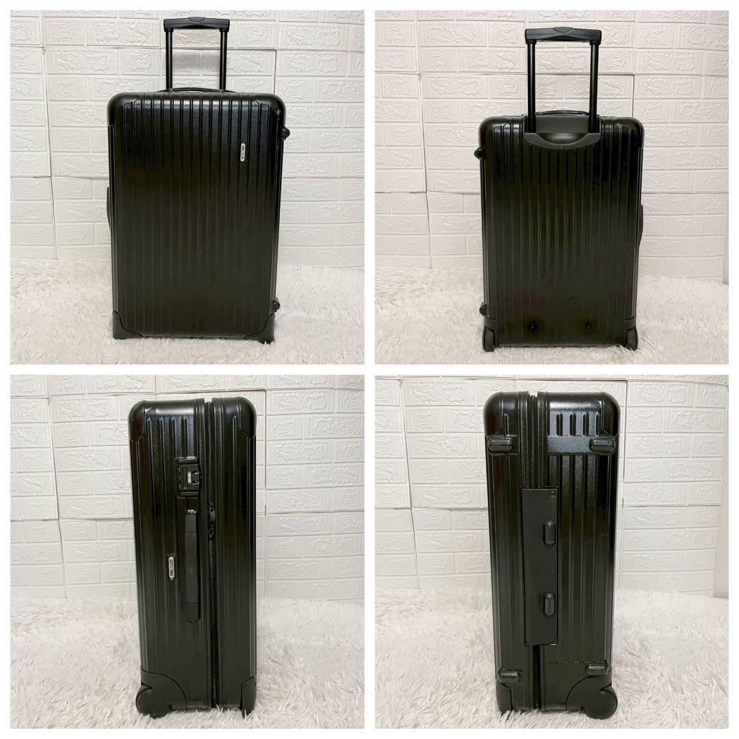 美品　リモワ　サルサ　63L トロリー　キャリーケース　2輪　ブラック