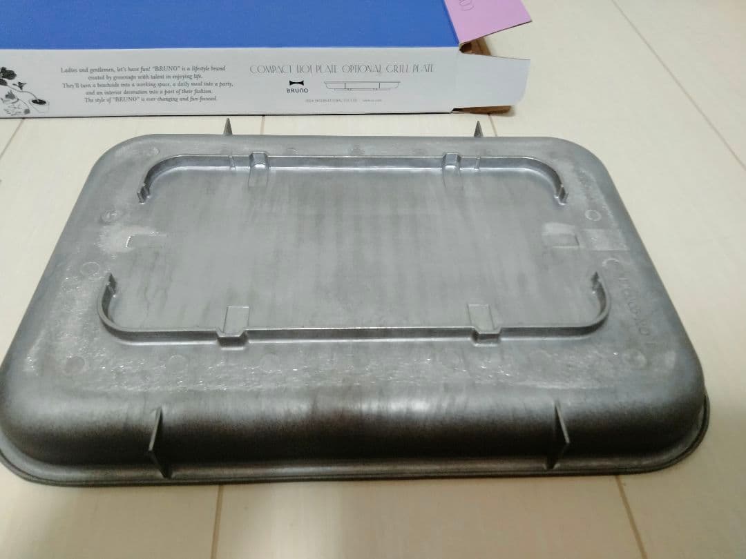 【美品】ブルーノ　コンパクトホットプレート　プレート3点、セラミック鍋　セット