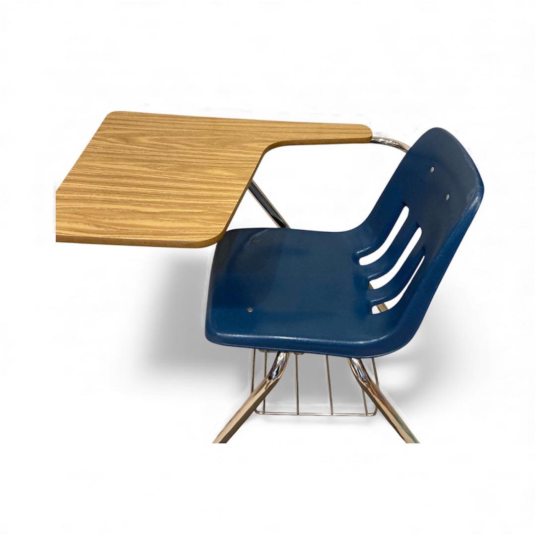 希少　VIRCO ヴァルコ スクール　デスク＆チェア一　学習机　ビンテージ