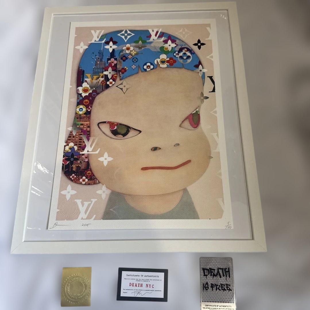 DEATH NYC 世界100枚限定　現代アートポスター　奈良美智　村上隆