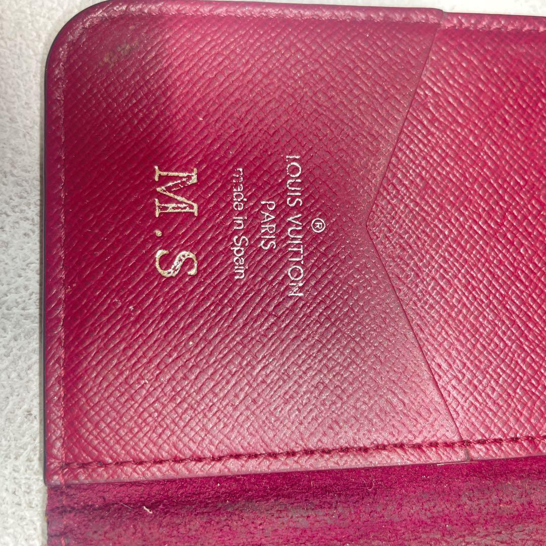 Louis Vuitton 手帳型 iPhoneケース エピフォリオ　レッド