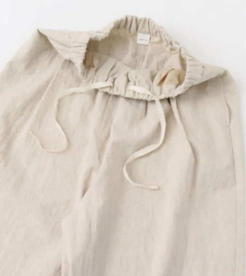 かぐれ リネンコットンサルエルパンツ NATURAL