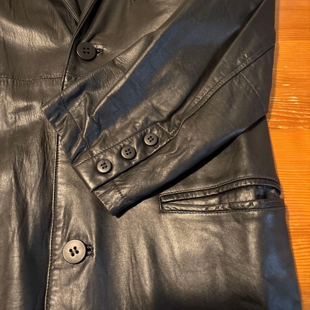 80s Y's for men WORKSHOP レディースレザーコート