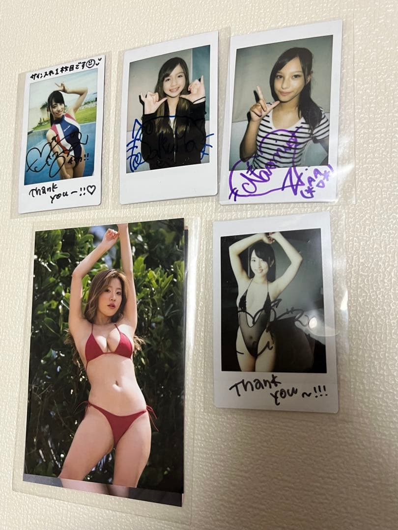 カ*ナ様 サイン入りなど　チェキセット 27枚　グラビア　アイドル