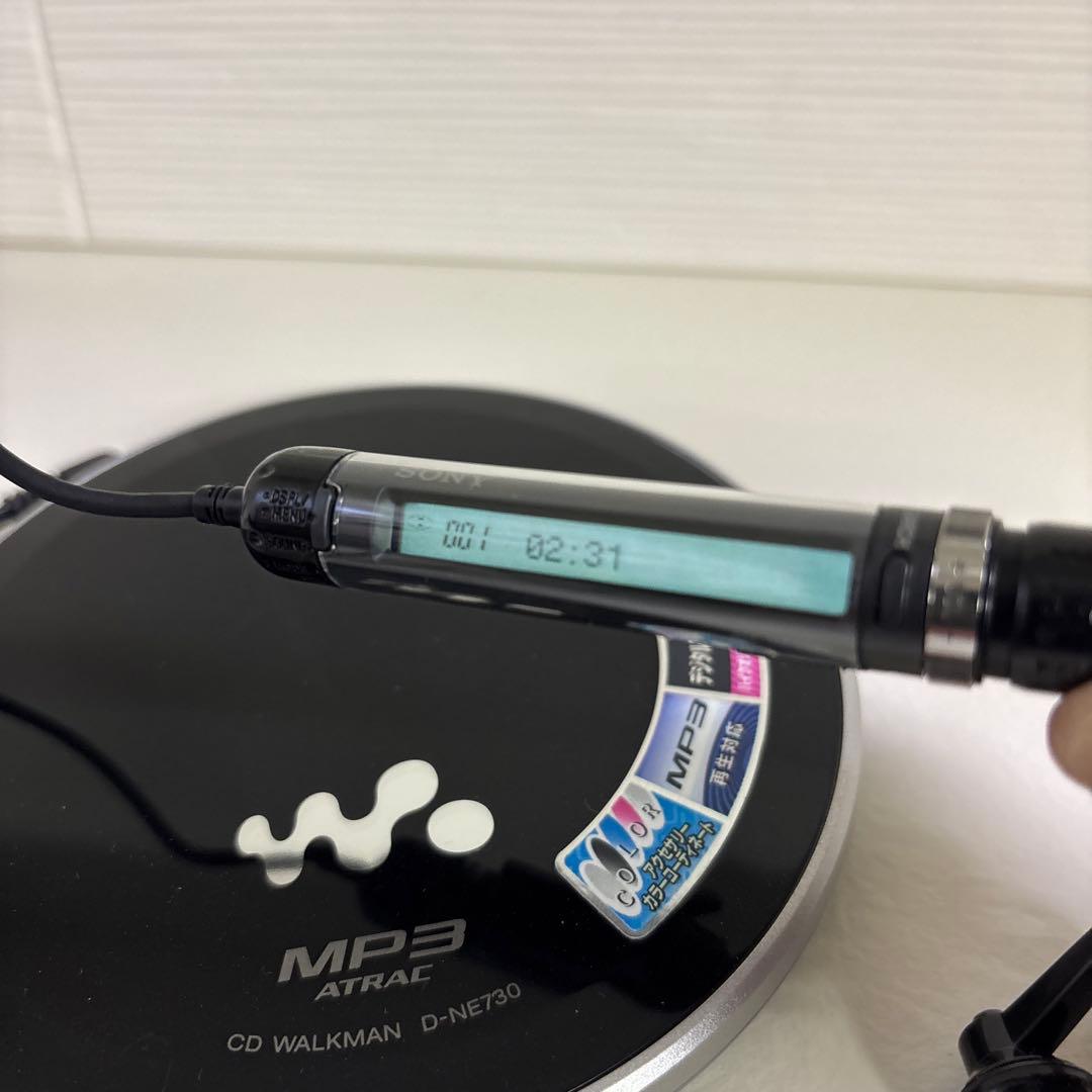 【動作確認済】SONY ポータブルCDプレーヤー Walkman D-NE730