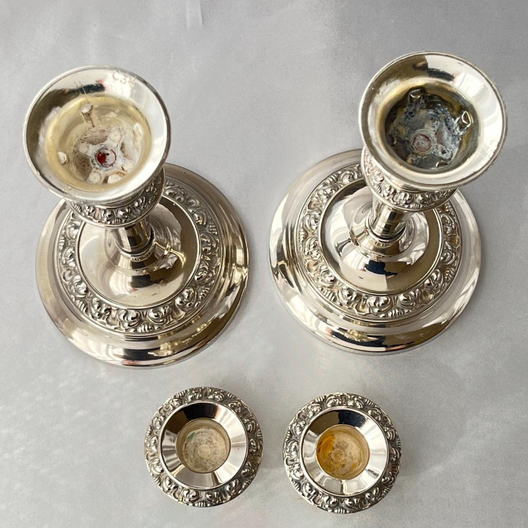 【IANTHE】薔薇のキャンドルスタンド ペア シングルスタンド