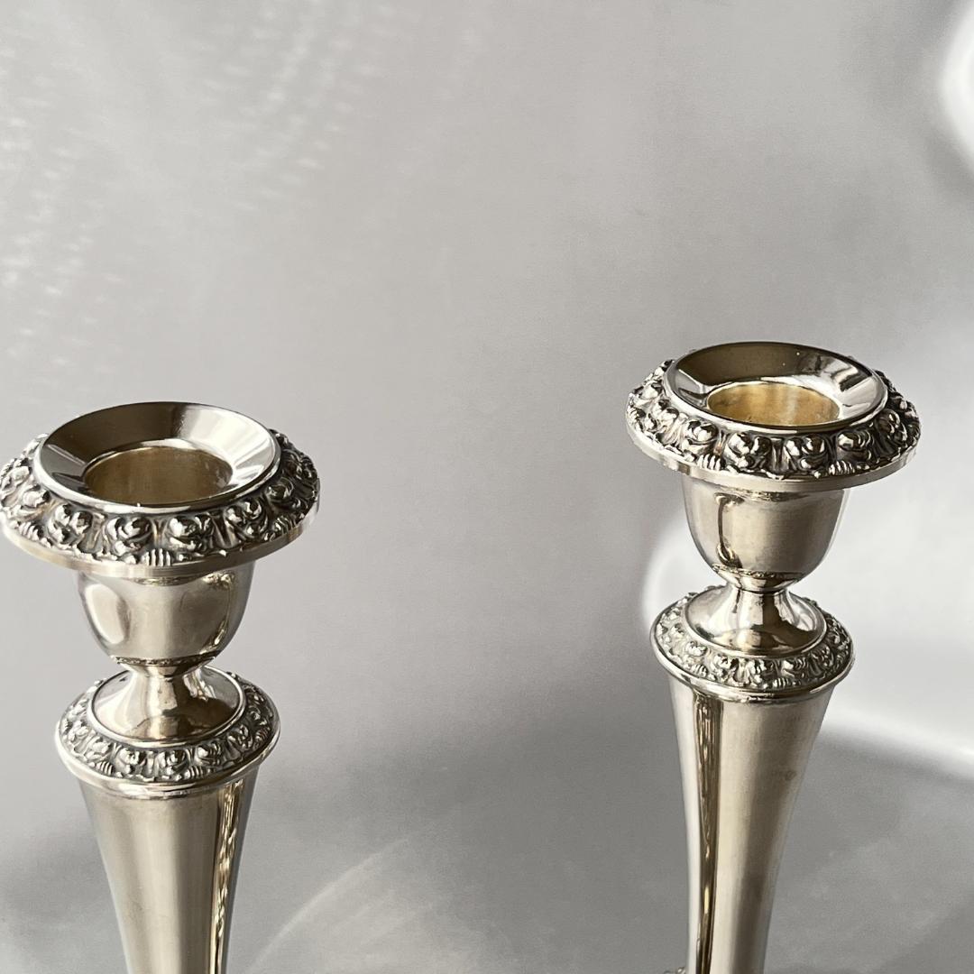 【IANTHE】薔薇のキャンドルスタンド ペア シングルスタンド