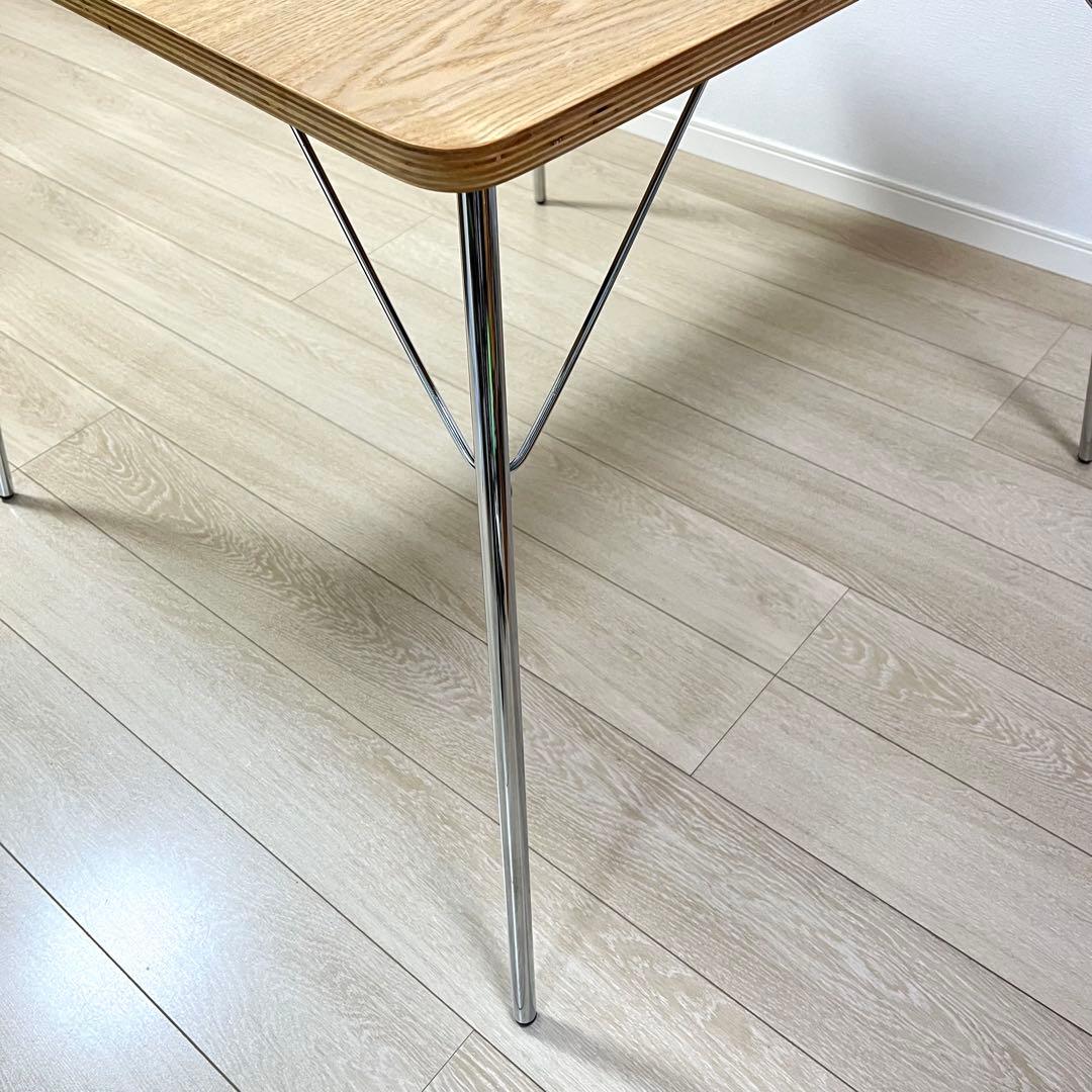 (つ27)イームズ 折りたたみ式 ダイニングテーブル DTM-2 正方形