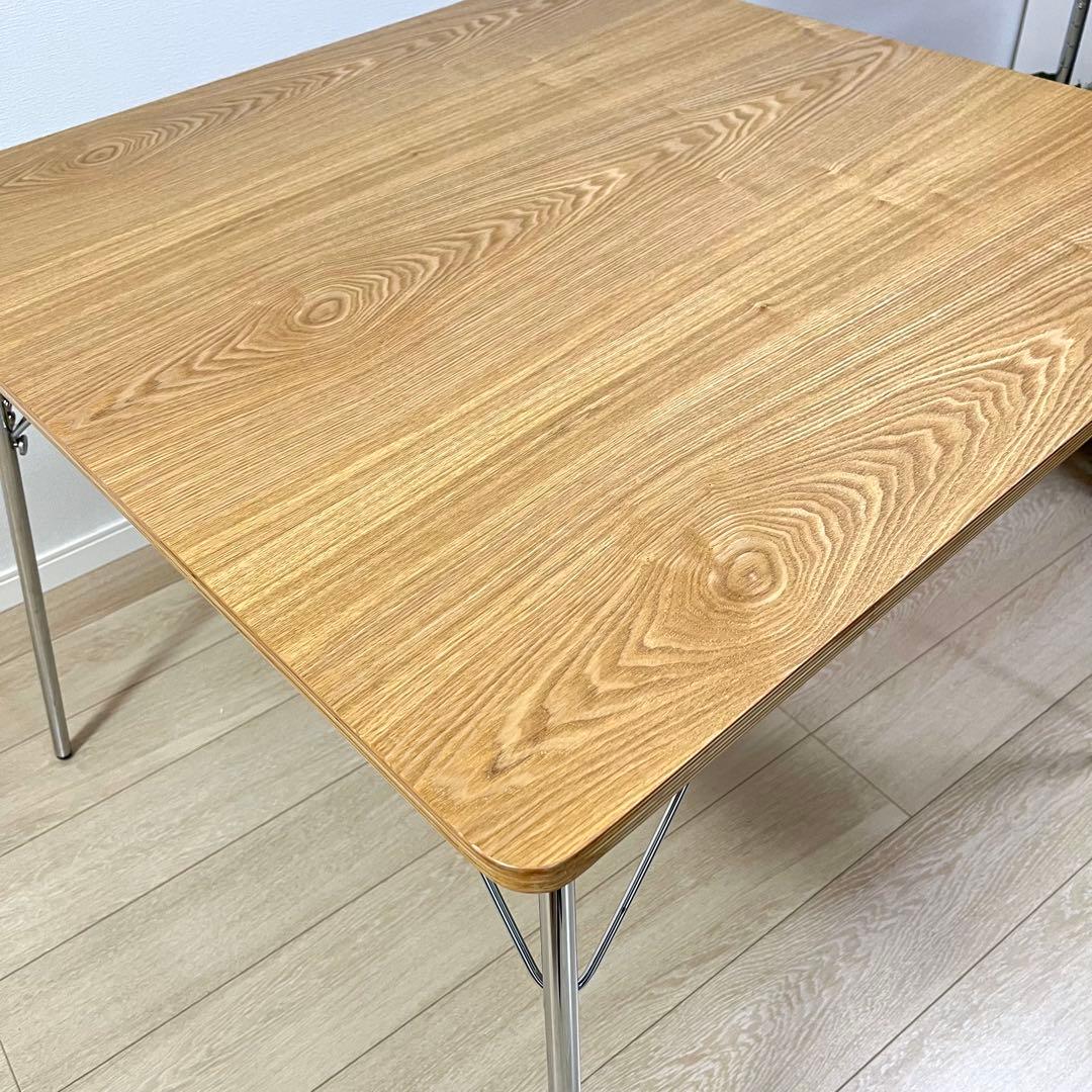 (つ27)イームズ 折りたたみ式 ダイニングテーブル DTM-2 正方形