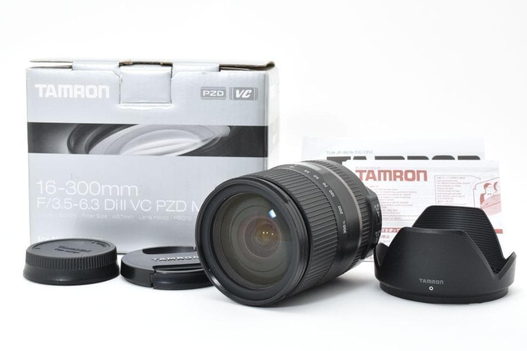 レンズ(ズーム) Tamron Di II 16-300mm F3.5-6.3 PZD nikon