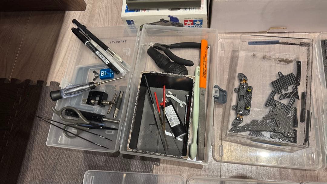 【引退セット】 ミニ四駆とパーツと工具セット