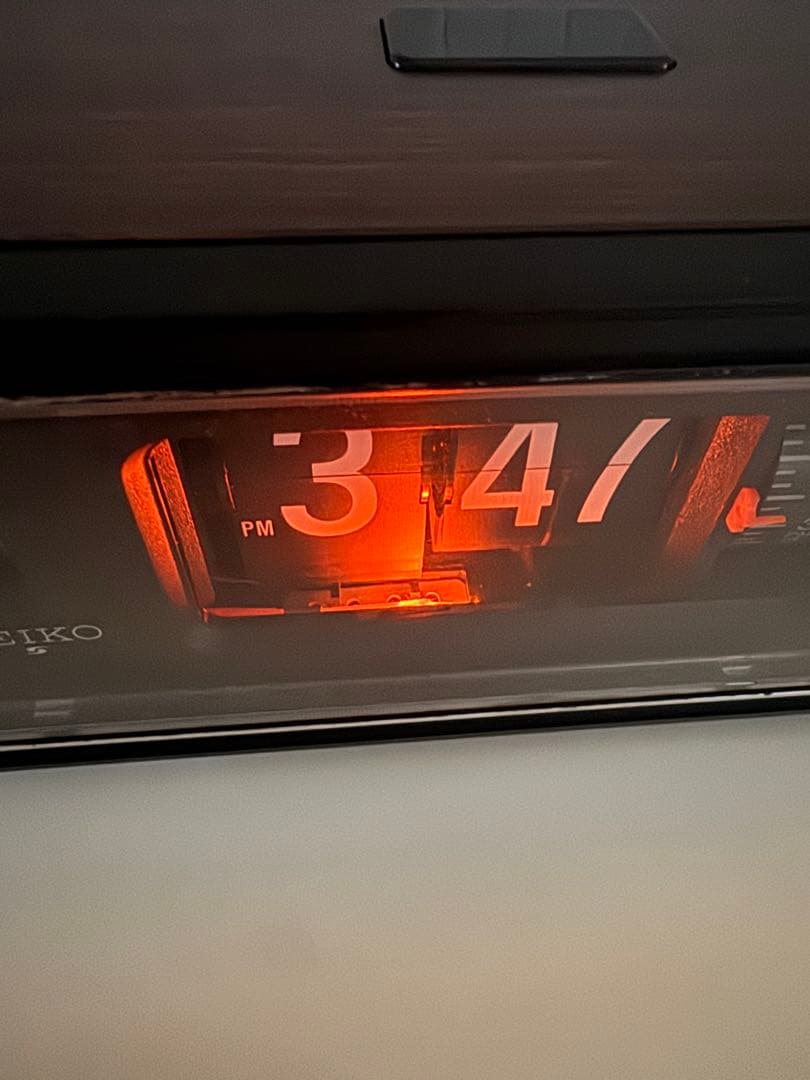 【レア】セイコー SEIKO DP674B パタパタ時計 目覚まし時計 レトロ