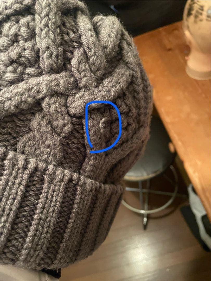 MONCLERモンクレール　ウール ニット帽